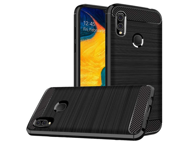 Alogy Rugged Armor Hülle für das Samsung Galaxy A30 / A20 / M10S schwarz