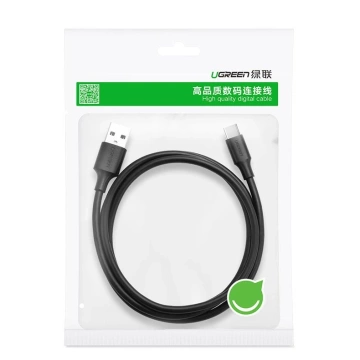 Ugreen Kabel USB - USB Type C 480 Mbps 3 A 1,5 m schwarz (US287 60117)