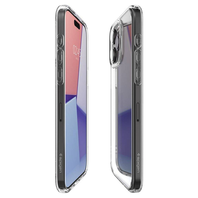 Etui do iPhone 15 Pro Max Spigen Ultra Hybrid Case obudowa plecki Crystal Clear + Szkło