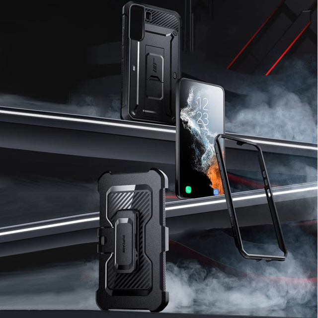 Etui pancerne Supcase Unicorn Beetle Pro do Samsung Galaxy S22 Black