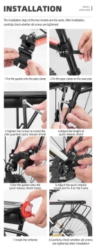 Rockbros 33210004001 Fahrradträger mit Ablage – Schwarz