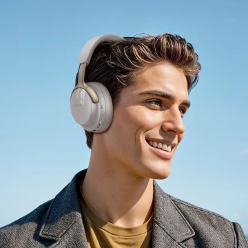 HOCO kabellose Bluetooth-Kopfhörer ANC W53 Plus grau