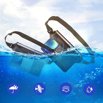 Universelle wasserdichte Tasche Grau / Klar