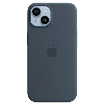 Etui Apple MPT53ZM/A für iPhone 14 Plus 6,7" MagSafe niebieski/storm blue Silikonhülle
