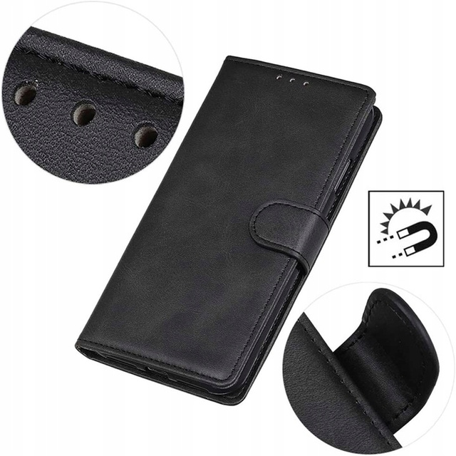 Etui na telefon Wallet portfel do Xiaomi Redmi Note 12 5G / Poco X5 5G Black