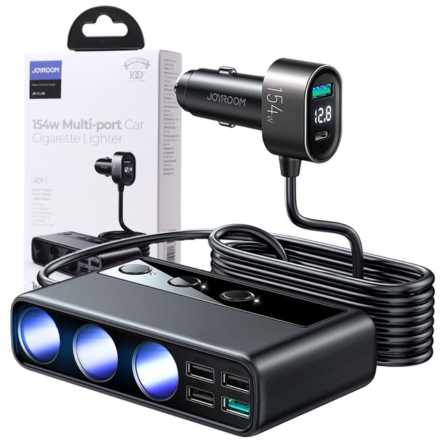 Autoladegerät PD 154W QC 3.0 Schwarz