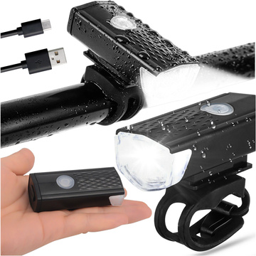 Lampka rowerowa przednia Alogy światełko na przód na rower hulajnogę oświetlenie LED 300 LM