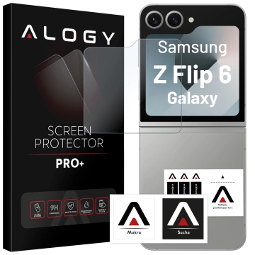 Szkło hartowane do Samsung Galaxy Z Flip 6 ochrona na ekran Alogy Screen Protector PRO+ na zewnętrzny ekran telefonu
