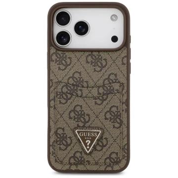 Etui Guess do iPhone 17 Pro Max 4G Double Card Triangle Gold