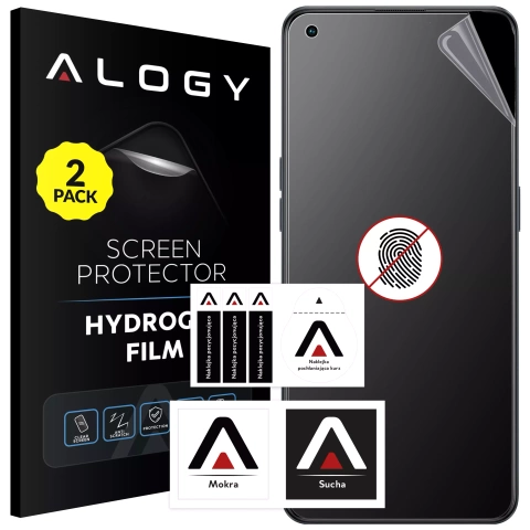 2x Folia "MATOWA" do Oppo Reno7 Lite / 7Z / 7 SE Hydrożelowa Alogy HydroSkin Matte Pro™ na ekran do etui "BEZ ODCISKU PALCÓW"