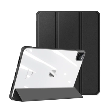 Dux Ducis Copa Hülle für iPad Pro 12.9 '' 2021/2020/2018 Smart Cover mit Ständer schwarz