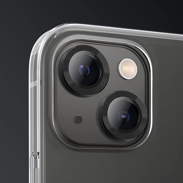 Nakładki ochronne Alogy Metal Lens szkło na obiektyw do Apple iPhone 13/ 13 Mini Black