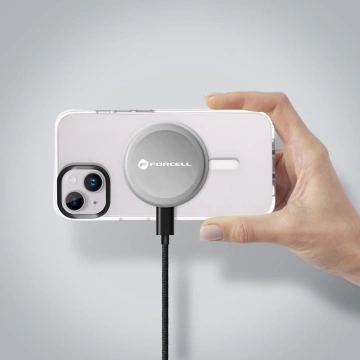 Forcell Smart Charge Qi2 MagSafe 15W USB-C Induktives Ladegerät