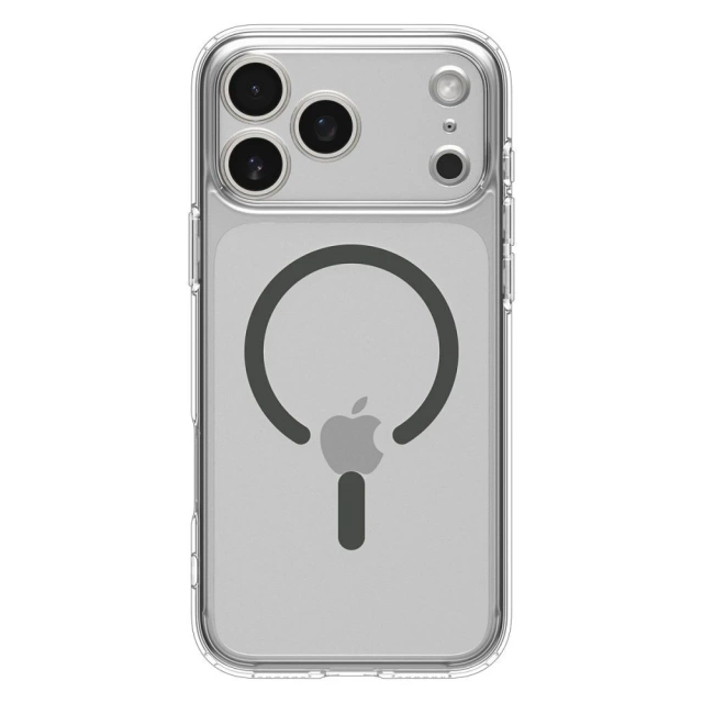 Etui do iPhone 17 Pro Spigen Ultra Hybrid Mag MagSafe Clear/Graphite