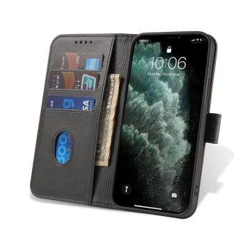 Magnet Case elegante Hülle Flip Cover für Samsung Galaxy M53 5G schwarz