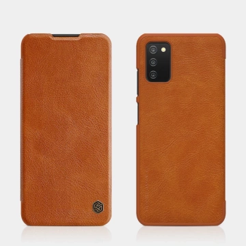 Nillkin Qin Lederholster für Samsung Galaxy A03s rot