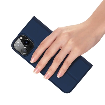 Dux Ducis Skin Pro Holster Flip Cover für iPhone 13 Pro Max blau
