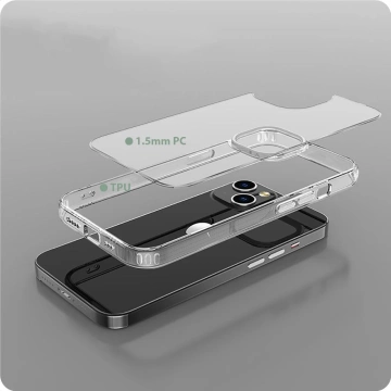 Etui Flexair Hybrid do Nothing Telefon 2A Klar