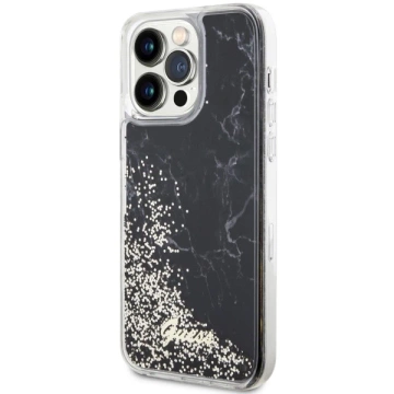 Etui Guess GUHCP14XLCSGSGK für iPhone 14 Pro Max 6,7" Hardcase Liquid Glitter Marble