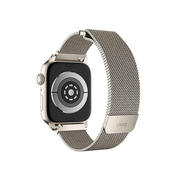 Pasek UNIQ Dante Apple Watch Serie 4/5/6/7/8/SE/SE2 42/44/45 mm Edelstahl Sternenlicht