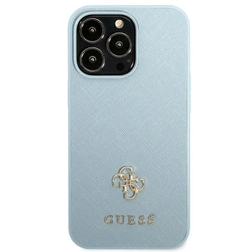 Etui Guess GUHCP13LPS4MB für iPhone 13 Pro / 13 6,1" Hardcase Saffiano 4G Small Metal Logo