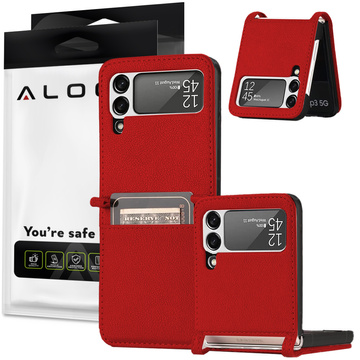 Handyhülle Alogy Clear Case für Samsung Galaxy Z Flip 3 5G Rot