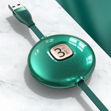 USAMS Kabel U69 3w1 1m zielony/grün (lightning/microUSB/USB-C)