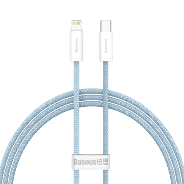 Baseus Dynamic Kabel USB Typ C - Lightning Power Delivery 20W 1m Niebieski (CALD000003)