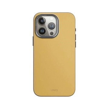 Etui do iPhone 15 Pro UNIQ Lyden DS MagSafe Żółto-szare
