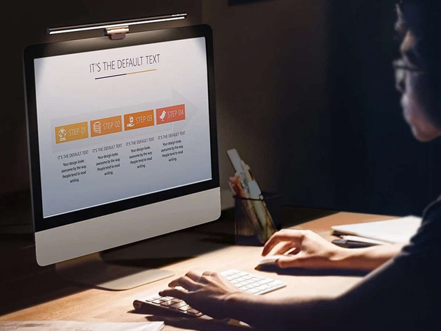 Baseus Lampa LED I-Wok na monitor do komputera USB 5W Czarna