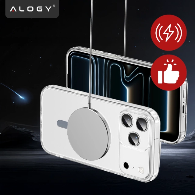 Etui do Apple iPhone 17 Pro – matowa obudowa do MagSafe z ochroną obiektywu, smukłe i odporne na zarysowania, idealne dopasowanie – Alogy Skinny MatteCase™ Białe + 2x Szkło Hartowane