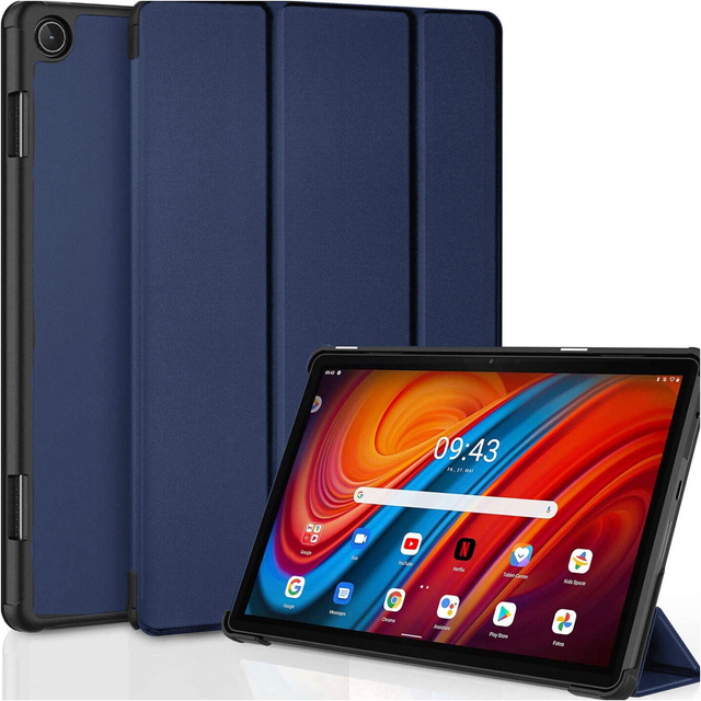 Etui na tablet Lenovo Tab M10 3gen 3 GEN 10.1 2022 TB328FU TB328XU obudowa Case Alogy Book Cover Granatowy
