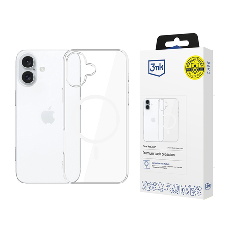 Schutzhülle für Apple iPhone 15 Pro 3mk Clear MagCase
