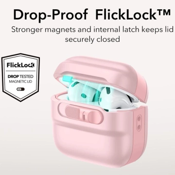 Etui ESR Pulse HaloLock MagSafe do AirPods 4 Różowe