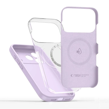 Etui do iPhone 17 Pro Max Tech-Protect Silicone MagSafe Fioletowe