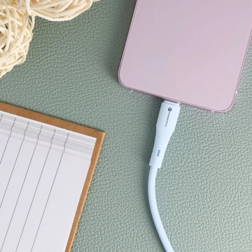 Kabel USB-C – USB-C 100W Forcell F-Energy Silicone 1 m C347 niebieski