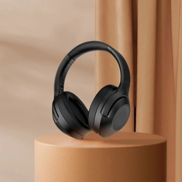 Forcell F-Audio ANC Sonic Aura Kabellose On-Ear-Kopfhörer Schwarz