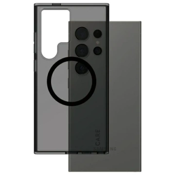 Etui do Samsung Galaxy S24 Ultra CARE by PanzerGlass Flagship QI Case Smoke