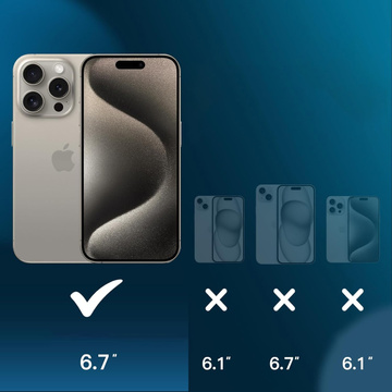 Hofi Glass Pro Panzerglas für Apple iPhone 15 Pro Max Schwarz