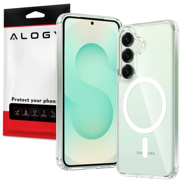 Hülle für Apple iPhone 16 Pro Max Alogy Anti-Shock Hybrid Case für MagSafe Transparent