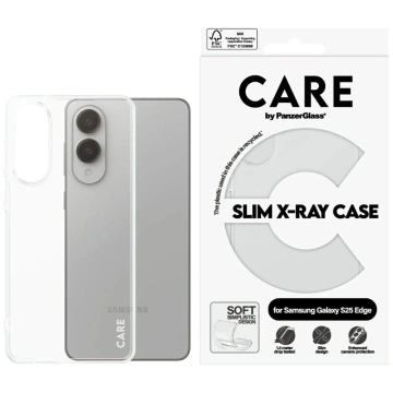 Etui do Samsung Galaxy S25 Edge CARE by PanzerGlass Fashion X-Ray Clear