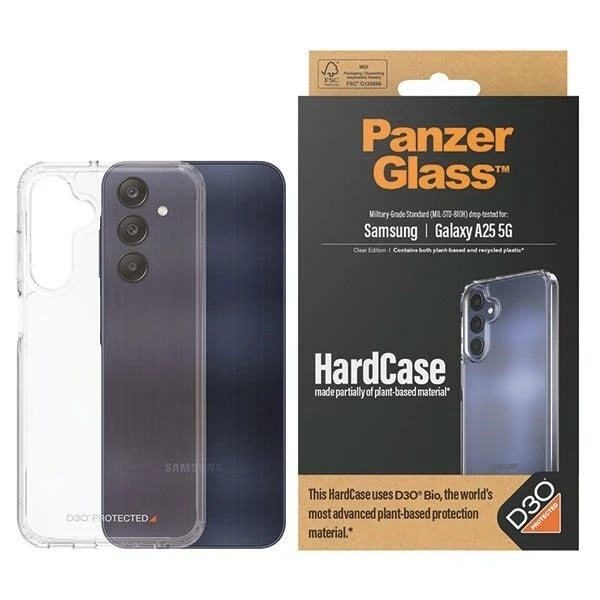 Etui für Samsung Galaxy A25 5G PanzerGlass HardCase D3O Clear