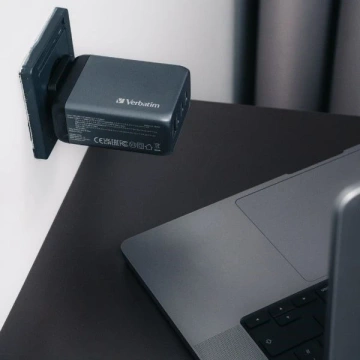 Verbatim GaN 200W Wandladegerät 3xUSB-C/USB-A-Adapter