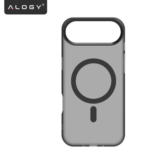 Etui do Apple iPhone 17 Air – matowa obudowa do MagSafe z ochroną obiektywu, smukłe i odporne na zarysowania, idealne dopasowanie – Alogy Skinny MatteCase™ Czarne + 2x szkło hartowane