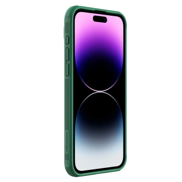 Nillkin CamShield Pro magnetische Hülle für iPhone 15 Pro mit Kameraschutz – Grün