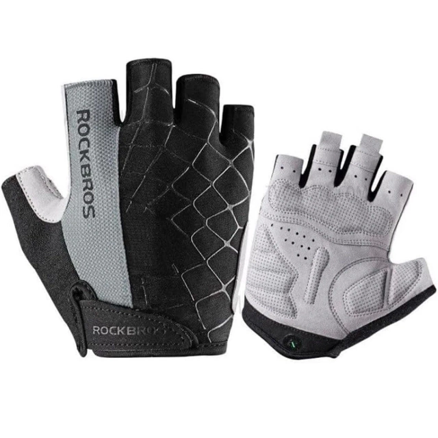 Rockbros S109GR Fahrradhandschuhe, Größe S - grau