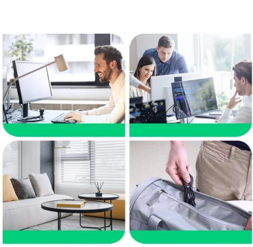 Kabel UGREEN Ethernet Patchkabel RJ45 Cat 6A UTP 1000Mbps 5 m schwarz (70654)