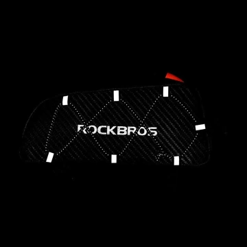 ROCKBROS 039BK FAHRRADTASCHE FÜR RAHMEN 1L MIT GEFLOCHTEN WASSERDICHT SCHWARZ