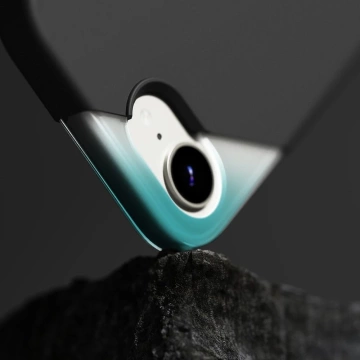 Etui Ringke Silicone Magnetic MagSafe für iPhone 16e Schwarz