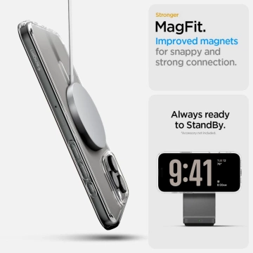 Etui Spigen Ultra Hybrid „T“ Mag MagSafe iPhone 16 Pro Weiß